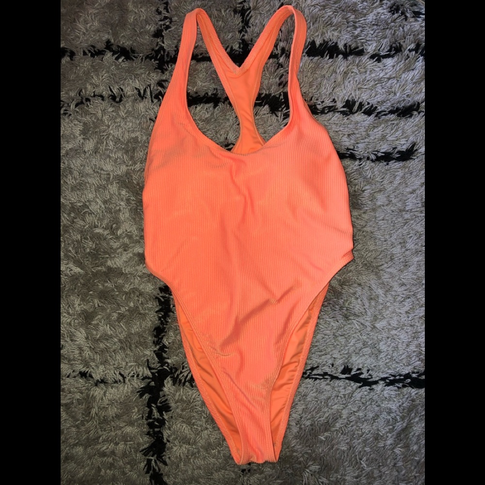 Forever 21 Bright Orange One Piece